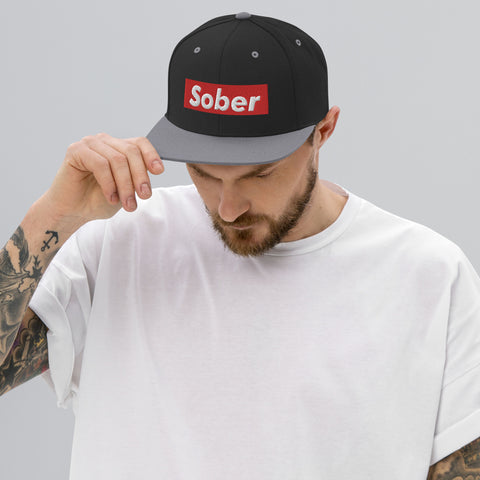"Sober" Snapback Hat