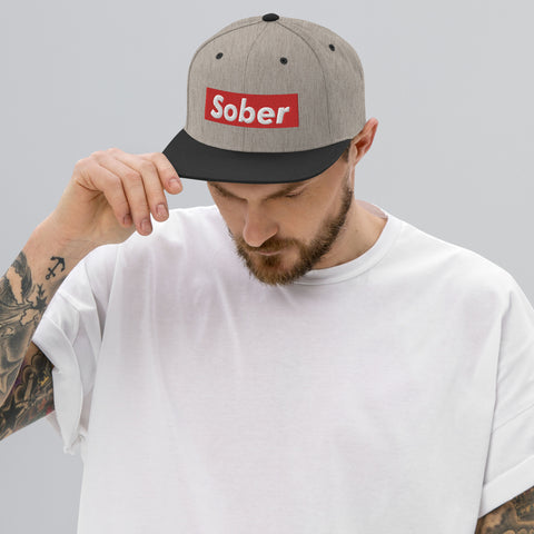 "Sober" Snapback Hat