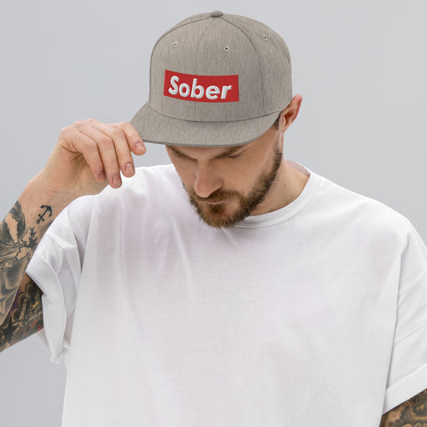 "Sober" Snapback Hat