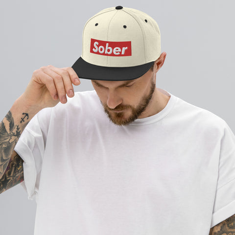 "Sober" Snapback Hat